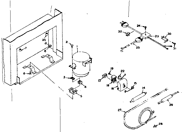 Kenmore 1986015052 unit parts diagram