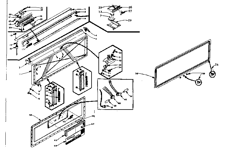 Kenmore 1985811171 freezer door parts diagram