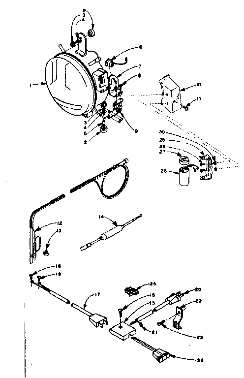Kenmore 1985811171 unit parts diagram