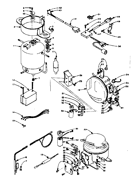 Kenmore 1985815210 unit parts diagram