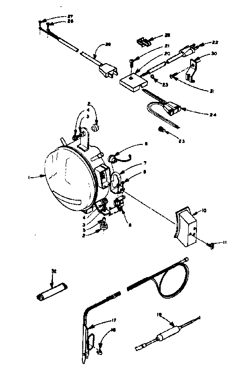 Kenmore 1985815131 freezer unit parts diagram