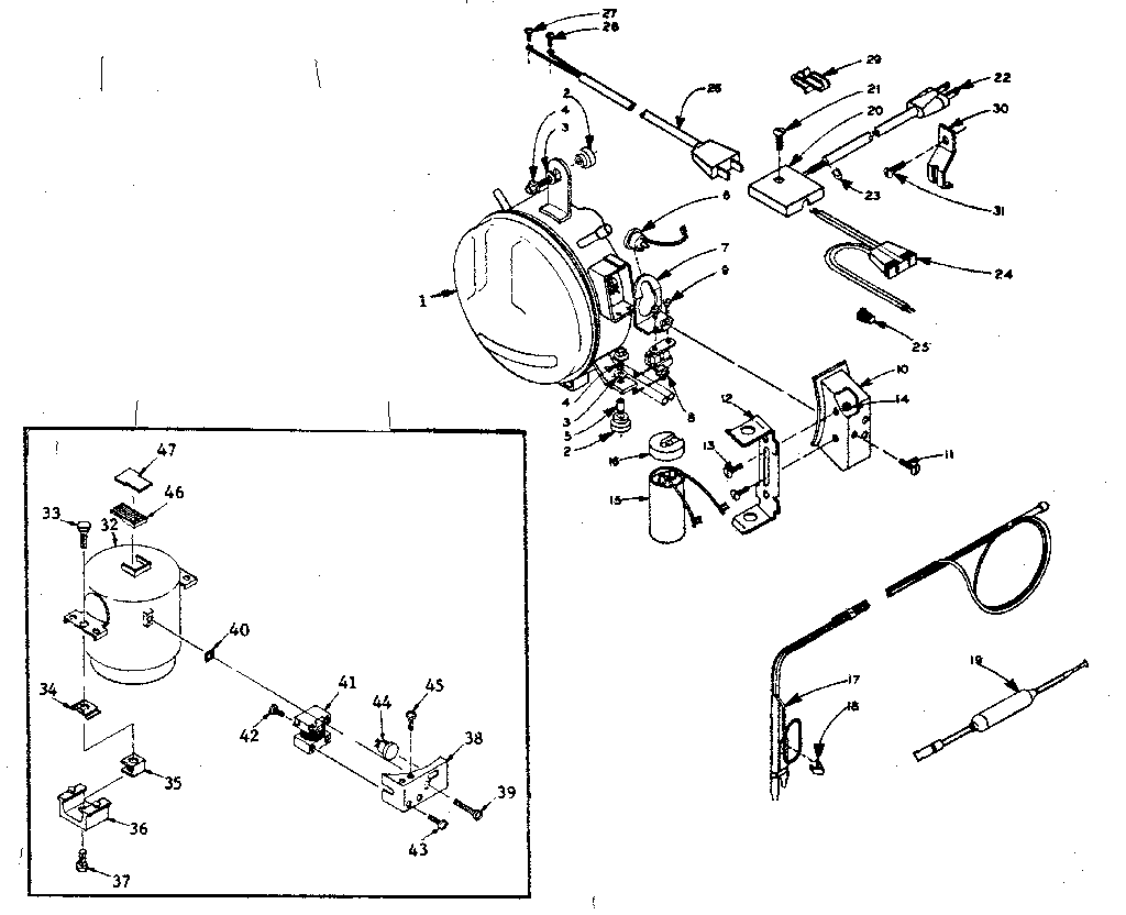 Kenmore 1985816150 unit parts diagram