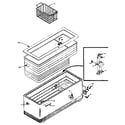 Kenmore 1985816170 freezer cabinet parts diagram