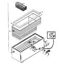 Kenmore 1985818101 freezer cabinet parts diagram