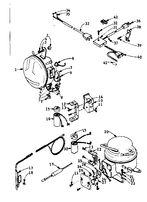 Kenmore 1985818150 unit parts diagram