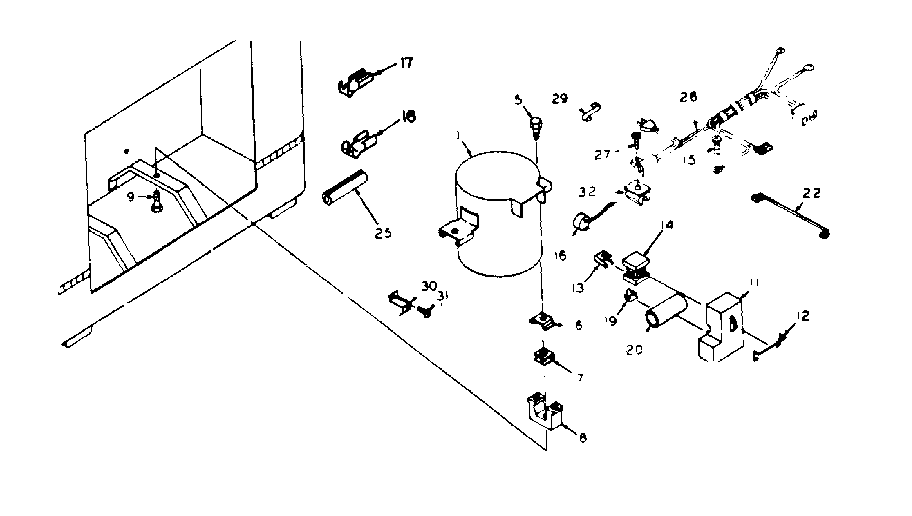 Kenmore 1986412270 unit parts diagram