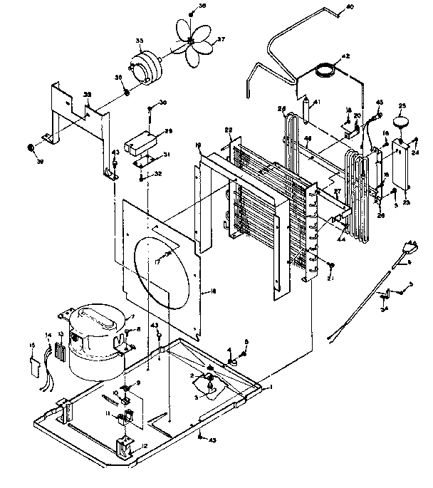 Kenmore 1066045151 unit parts diagram
