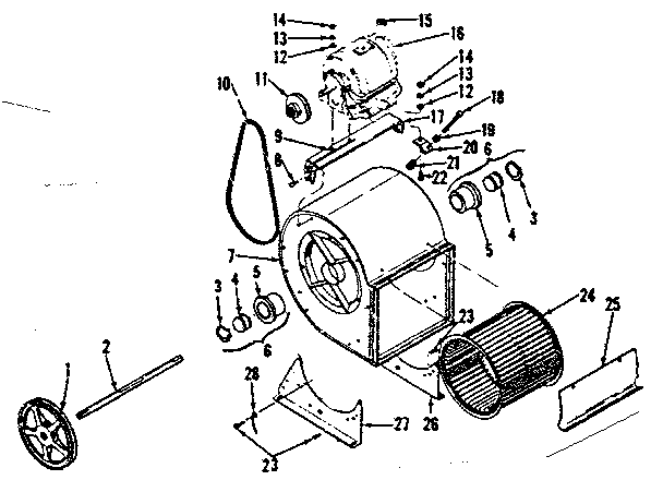 ICP EG-100-1 viking belt drive blowers diagram