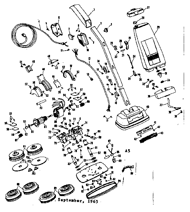Kenmore 10050860 unit parts diagram
