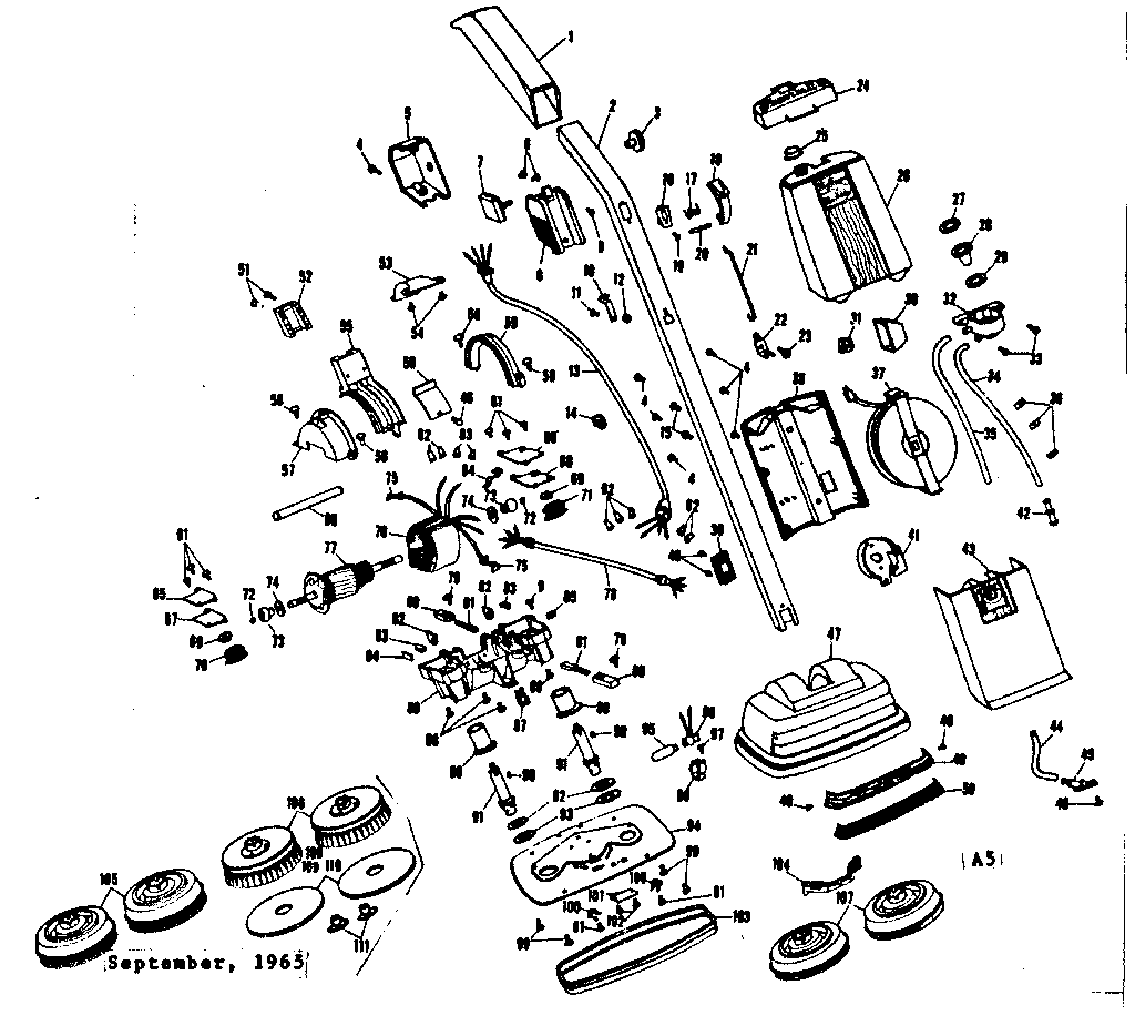 Kenmore 10050990 unit parts diagram