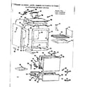 Kenmore 1037316605 body section diagram