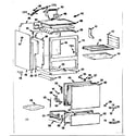 Kenmore 1037326605 body section diagram