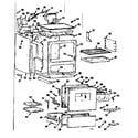 Kenmore 1037336600 body section diagram
