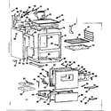 Kenmore 1037346645 body section diagram