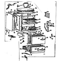 Kenmore 1037385004 body section diagram
