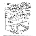 Kenmore 1037486640 burner section diagram