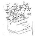 Kenmore 1037654000 burner section diagram