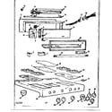 Kenmore 1037664004 backguard and maintop diagram