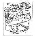 Kenmore 1037686605 burner section diagram