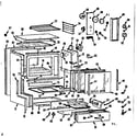 Kenmore 1037725000 body section diagram