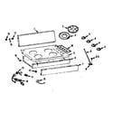 Kenmore 1037745000 main top section diagram