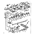 Kenmore 1037786605 burner section diagram