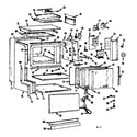 Kenmore 1039016605 body section diagram