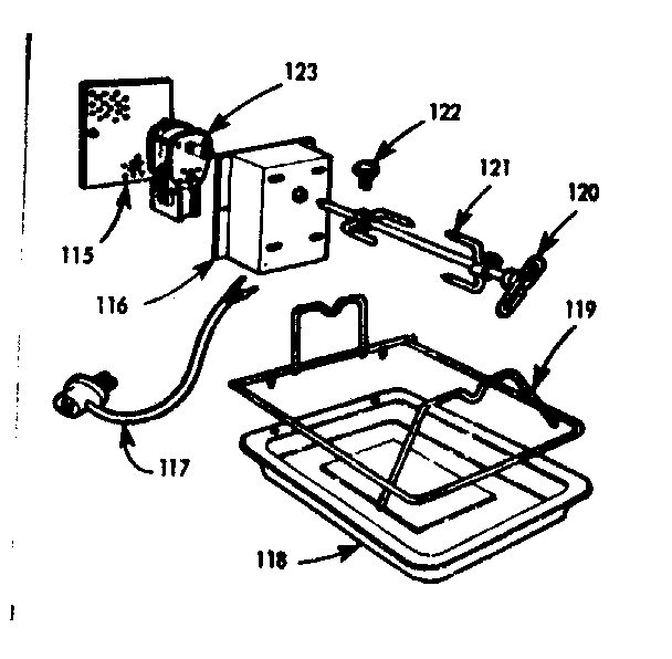 Kenmore 1039306600 optional equipment diagram