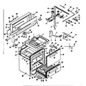 Kenmore 119718400 body section diagram