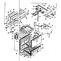 Kenmore 119718600 body section diagram