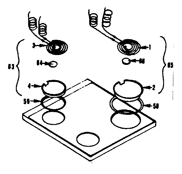 Kenmore 1199206600 main top section diagram