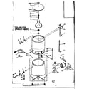 Kenmore 1106501100 machine sub-assembly diagram