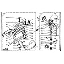 Kenmore 1106501100 wringer and wringer gear case assembly diagram
