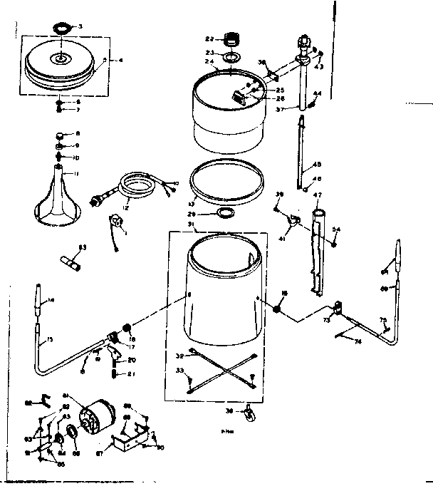 Kenmore 1106502400 machine sub assembly diagram