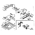 Kenmore 1106504100 top and console assembly diagram