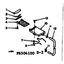 Kenmore 1106504100 filter assembly diagram