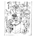 Kenmore 1106505401 machine sub-assembly diagram
