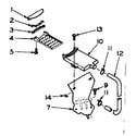 Kenmore 1106505401 filter assembly diagram