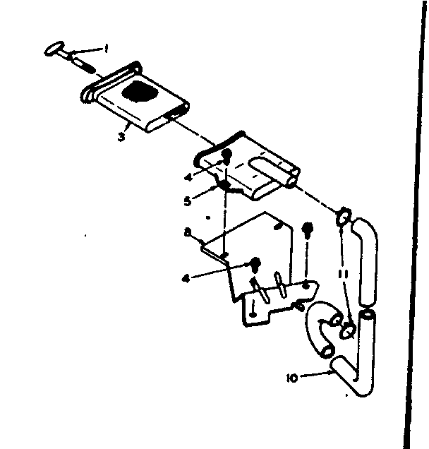 Kenmore 1106505552 filter assembly diagram