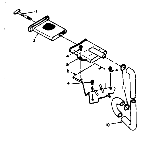 Kenmore 1106504750 filter assembly diagram