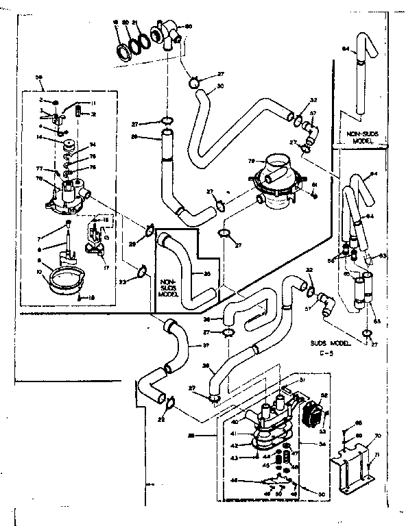 Kenmore 1106504800 water system diagram