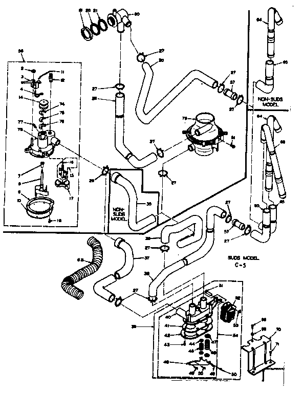 Kenmore 1106505900 water system diagram