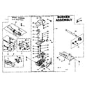Kenmore 1106507941 burner assembly diagram