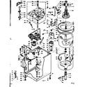 Kenmore 1106514710 machine sub-assembly diagram