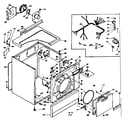 Kenmore 1106517401 machine sub-assembly diagram