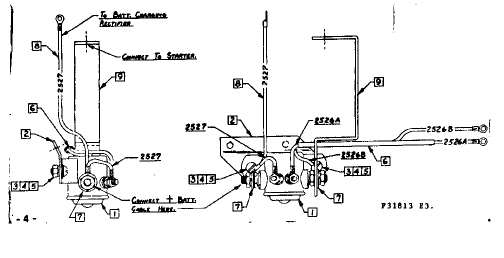 Craftsman 58031813 starter solenoid assembly diagram