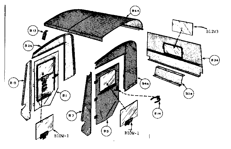Sears 73461120 unit diagram