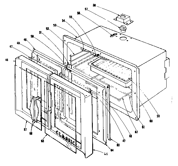 Kenmore 101992630 oven selector diagram