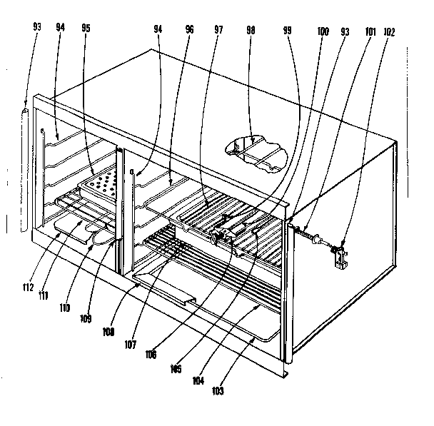 Kenmore 101906620 oven assembly diagram