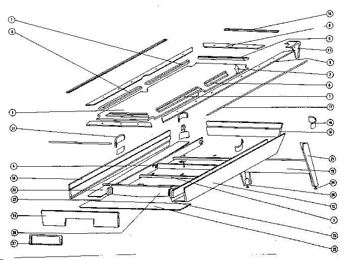 Sears 85425067 unit parts diagram